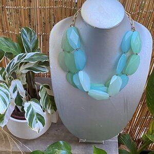 Y2k Chunky Faceted Beaded necklace